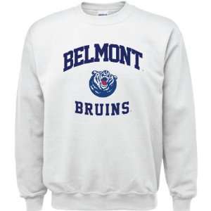  Belmont Bruins White Youth Aptitude Crewneck Sweatshirt 
