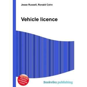  Vehicle licence Ronald Cohn Jesse Russell Books
