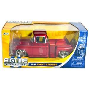  1955 Chevy Stepside Pickup Truck 124 Scale (Red) Toys 
