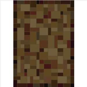  Poker Forum Taupe Contemporary Rug Size 53 x 76 