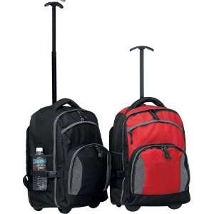  The Tundra Rolling Backpack w/ Wheels  BLACK Office 