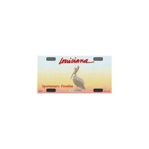 Louisiana State Background Blanks FLAT Bicycle License Plates Blanks 