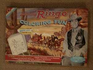 Johnny Ringo Coloring Fun / 1960 Transogram  