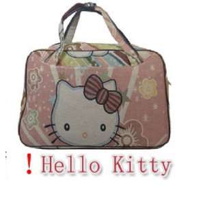   Hello Kitty happy face canvas travel Bag handbag buggage 17inch 47cm