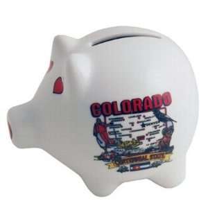  Colorado Piggy Bank 3 H X 4 W State Map Case Pack 60 
