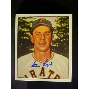 Stan Rojek Pittsburgh Pirates #86 1950 Bowman Reprint Signed Baseball 