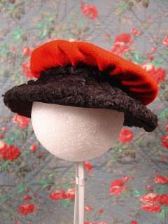 Vintage Doll Hat for Antique French or German Bisque Head Doll  