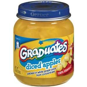 Gerber Graduates Fruit Dices Diced Apples   12 Pack  