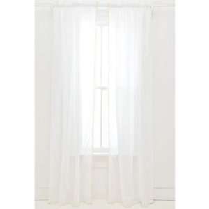  Pom Pom Butter Voile Curtain Panel Pair