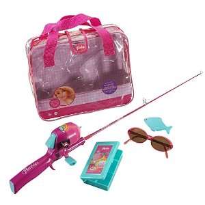  BarbieTM Purse Rod and Reel Kit for Kids Sports 