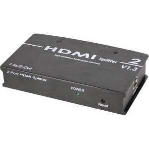 Splitter. 1PORT HDMI SPLITTER 2DISPLAY AV AMP. 1 x HDMI Digital Audio 
