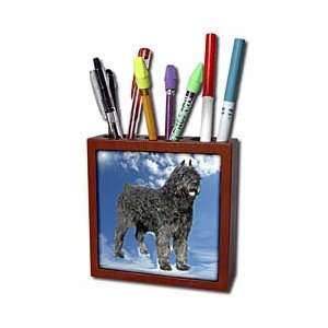  Dogs Bouvier   Bouvier Des Flandres   Tile Pen Holders 5 