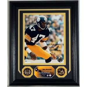  Pittsburgh Steelers MEL BLOUNT AUTOGRAPHED PHOTOMINT with 