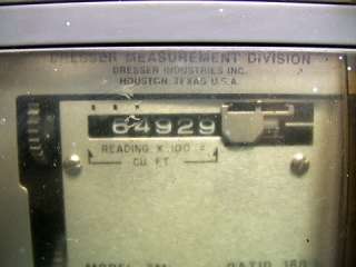 Roots Dresser Gas Flow Meter 7M175 7000 CFH Maximum  