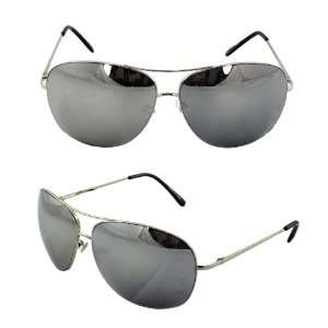  Aviator Sunglasses 4341GYMR Grey and Black Frame with Purple Black 
