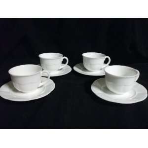 Villeroy & Boch Damasco Weiss Classic Collection White Bone China Tea 