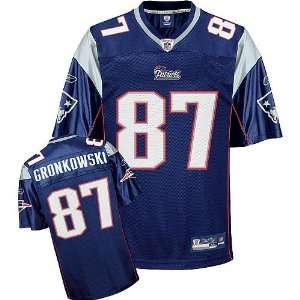   Rob Gronkowski Authentic Blue Home Jersey Size 54 (2x large) Sports
