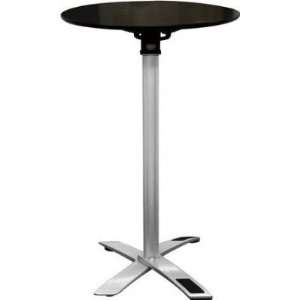   BlackSilver Folding Event Table Standard Height Furniture & Decor
