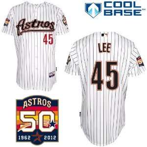  Houston Astros Authentic 2012 Carlos Lee Home Cool Base 