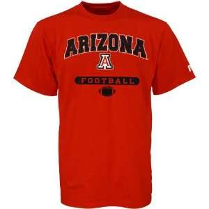  Russell Arizona Wildcats Red Football T shirt