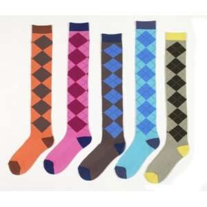  Ovation Argyle Boot Socks