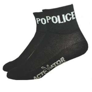 DeFeet ActiVator Police Black Cycling/Running Socks   6 Pack   ACTPOB