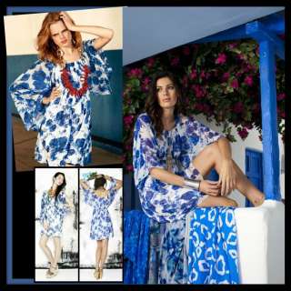Alice+Olivia Belle Silk Kimono Dress S 4 6 UK 8 10 NWT Floral Peasant 