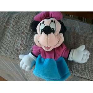  Disney Minnie Mouse Hand Puppet Plush Stuffed Animal Toys 