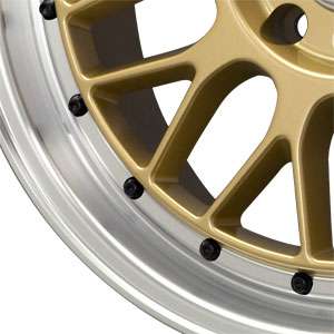 New 15X8.25 4 100/4 114.3 Drag Dr44 Gold Machined Lip Wheels/Rims
