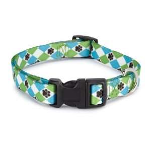  Casual Canine Nylon Pooch Pattern Dog Collar, 18 to 26 
