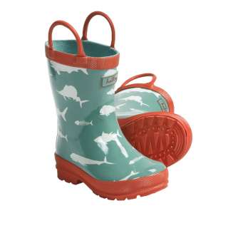 NEW Hatley Boys/Girls Rain Boots Game Fish Toddlers/ Kids  