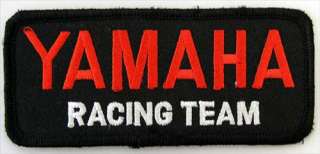 YAMAHA MOTORCYCLE RACING EMBROIDERED PATCH #22  