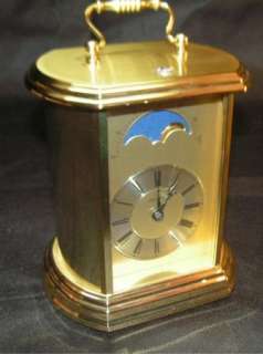 Bey-Berk International Brass Porthole Clock on Oak - Tarnish Proof