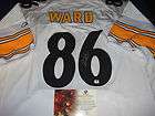 HINES WARD SIGNED STEELERS JERSEY SIZE 52 GLOBAL AUTHENTICS COA 