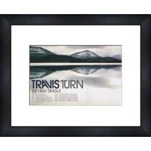  TRAVIS Turn   Custom Framed Original Ad   Framed Music 