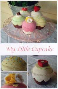 My Little Cupcake   fabulous felt pincushions pattern  