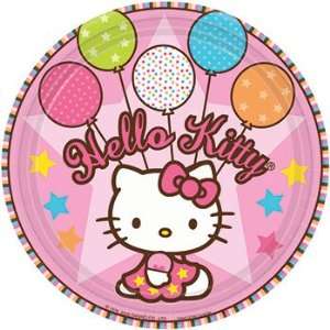  Amscan Hello Kitty Balloon Dreams 7 Paper Plates, 8 Count 