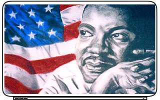 Martin Luther King Laptop Netbook Skin Decal Cover NEW  