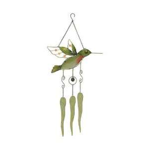   Hummingbird Glass Chime (Wind Chimes) (Hummingbirds) 