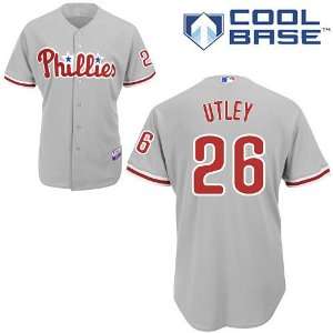  Philadelphia Phillies Chase Utley Authentic Road Cool Base 