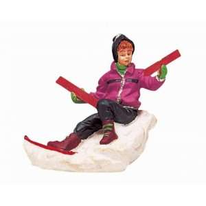  Lemax Vail Village Collection Broken Ski Figurine #62168 