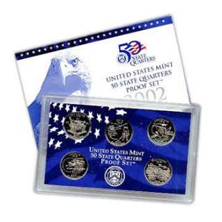 2002 US Mint Quarters Proof Set  