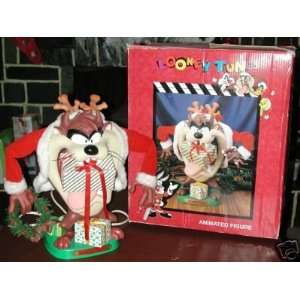    Tasmanian Devil Santa 13 Animated Figure (1997) Toys & Games