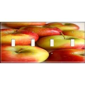 Four Switch Plate   Mouthwatering Apples