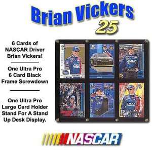  Various Brands Brian Vickers 6 Card Display Sports 