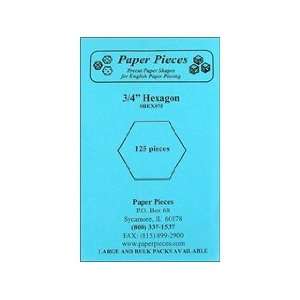  Paper Pieces Shape Hexagon 3/4 125pc Arts, Crafts 
