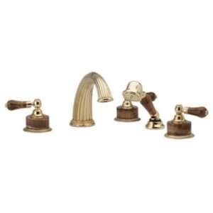   Shower K2271P1 Phylrich Deck Tub With Hhs montaione Brown Onyx Pewter