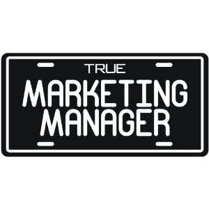  New  True Marketing Manager  License Plate Occupations 