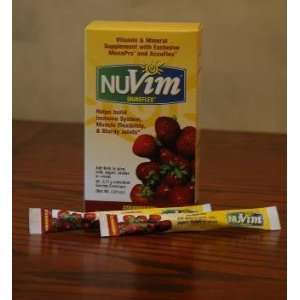  NuVims Strawberry Drink  Powder Drink Mix   90 Day 