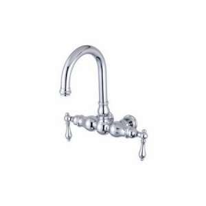 Elements of Design Wall Mount High Rise Clawfoot Tub Filler DT30018AL